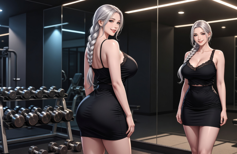 Hot Roommate Story Started When She Locked the Gym Door