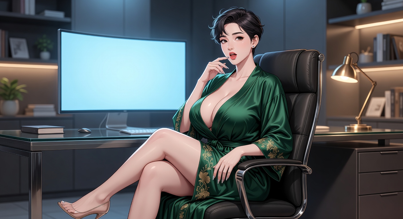 My Hot Female Boss Story Started When She Was Already Waiting In My Chair